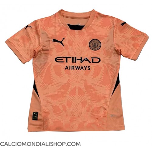 Maglie da calcio Manchester City Portiere Seconda Maglia 2024-25 Manica Corta